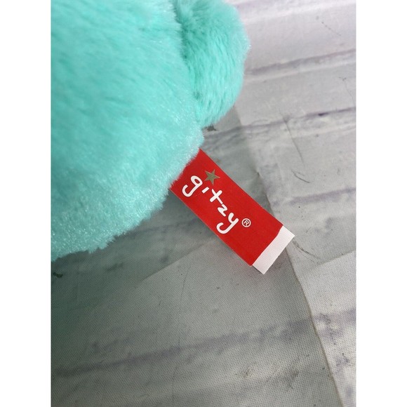 Gitzy Bunny Rabbit Plush Stuffed Animal Toy Mint Green NEW - Picture 5 of 8